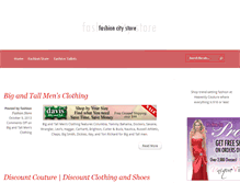 Tablet Screenshot of fashioncitystore.com